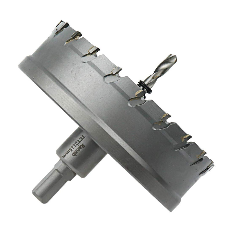Carbide Hole Saw 4.5-inch/115mm Cutting Dia Hole Cutter for Cutting Stainless Steel & Iron 4.5"/115mm