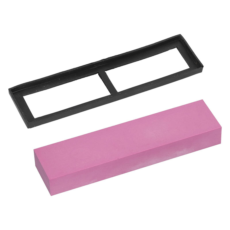 Knife Sharpening Stone 3000 Grit Sharpener Whetstone Set Ruby Fine Grinding Kitchen Tool Rectangle Sanding Stone Block for Kitchen/Hunting/Pocket Knives or Blade 200 * 50 * 25mm ﻿