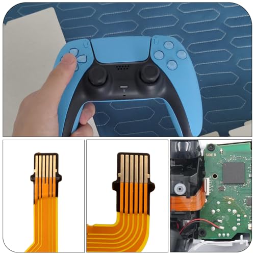 ECSiNG 2 Sets Microphone Flex Cable Replacement Part Left and Right Inner Microphone Cable Compatible with PlayStation 5 Controller BDM-020
