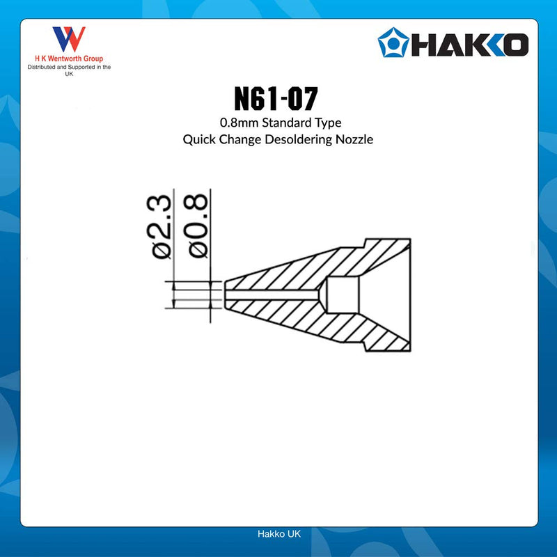 Hakko N6107 N61-07 desoldering nozzle
