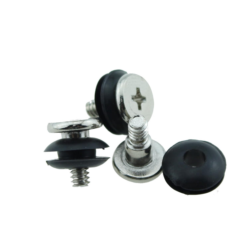 20PCS 3.5 Inch Anti Vibration Mounting Screws Black Hard Disc Vibration Damping Screws Suitable for Computer Chassis Cabinet