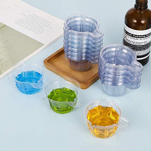 Urine Cups Pack of 100 Urine Sample Cups Transparent Urine Cups for Ovulation Test, Pregnancy Test pH Test