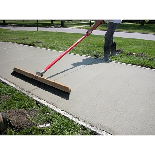 MARSHALLTOWN Wood Backed Concrete Broom, 36 Inch, Assembled in the USA