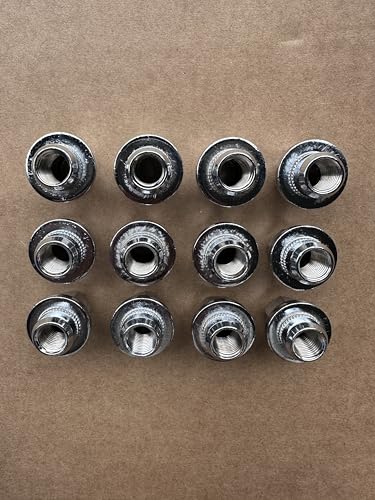 12pcs 611-342 M14*1.5 Wheel Lug Nuts 40224-1LA3A Hex 21mm, Heigth 42mm Replacement for Nissan NV1500 NV2500 NV3500 Titan XD Armada, Infiniti QX56 QX80