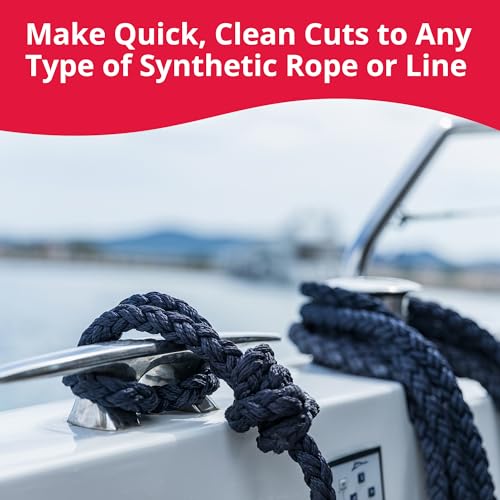 SeaSense Rope Cutting Gun for Fishing, Boating & Camping – 4’ Cord, 1.5 Lbs, 120 V, 100 W & 1.5 A – Lightweight Electric Cutter Tool for Synthetic Rope or Line 4' cord