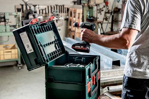 Metabo metaBOX 118 for BS/SB, 12 V (626885000) Dimensions: 396 x 296 x 118 mm, Case Volume: 8.4 l, Max. Load Capacity: 125 kg