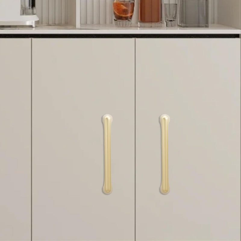 10 Pack 3 Inch(76mm) Brushed Gold Kitchen Cabinet Handles Cabinet Pulls Gold Drawer Pulls Kitchen Cabinet Hardware Kitchen Handles Drawer Pulls Dresser Handles Pull - 3'' Hole Center(76mm) 10