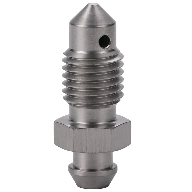 M10x1.0 Metric Stainless Steel Brake Caliper Bleeder Screw Nipple Fitting Adapter M10x1.0