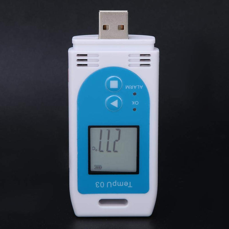 Data Logger USB Temperature and Humidity Recorder PDF GSP Reusable Use LCD display standard for warehouse management with 32000 data capacity