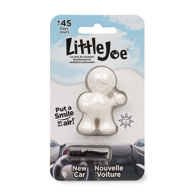 Little Joe 96401 New Car Scent Car Air Freshener Clips to A/C Air Vent Uses Alcohol-Free Fragrance Oil is Non-Hazardous and Non-Toxic Plastic, Pack of 1 1 Count (Pack of 1)