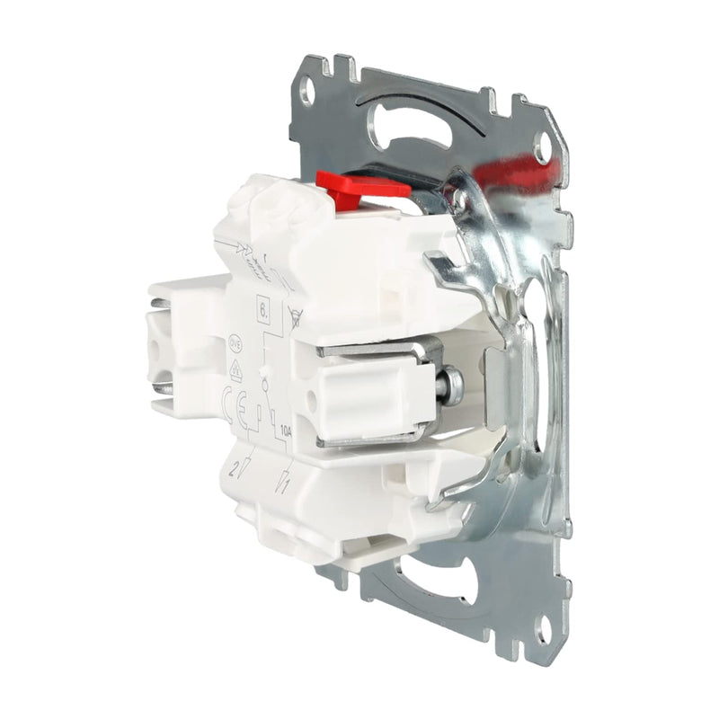 Schneider Electric Merten MEG3116-0000 - off switch and changeover switch insert - 10 A - AC 250 V - plug-in terminals - flush-mounted for installing switches and sockets - LED lighting modules single