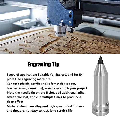 TOPINCN Metal Engraving Tools, Engraving Tip Mini Engraving Tool Etching Accessories Compatible with Explore, Explore Air 2, Explore One, Explore Series Machines