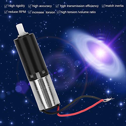 6mm Planetary Reduction Gear Motor, DC 3V, Four Stage, Metal, 46 RPM, 699.5:1 Ratio, Micro Precision