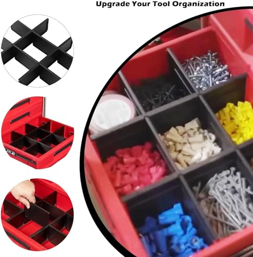 48-22-8473 For Milwau-kee Packout Dividers Black-3 Pack