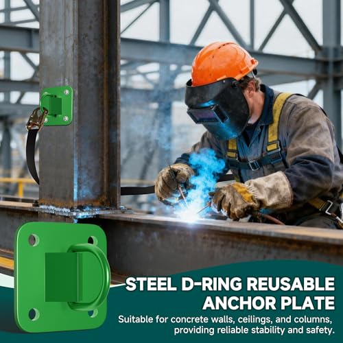 Concrete D Ring Anchor Plate with Bolts, Steel Floor Anchor