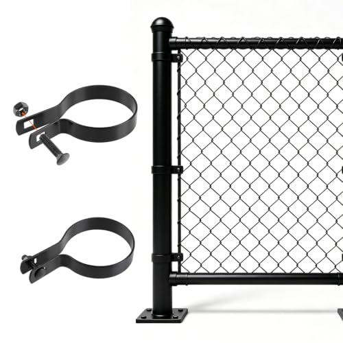 MY MIRONEY 10PCS Chain Link Brace Band for 2" Outside Diameter Post 2"