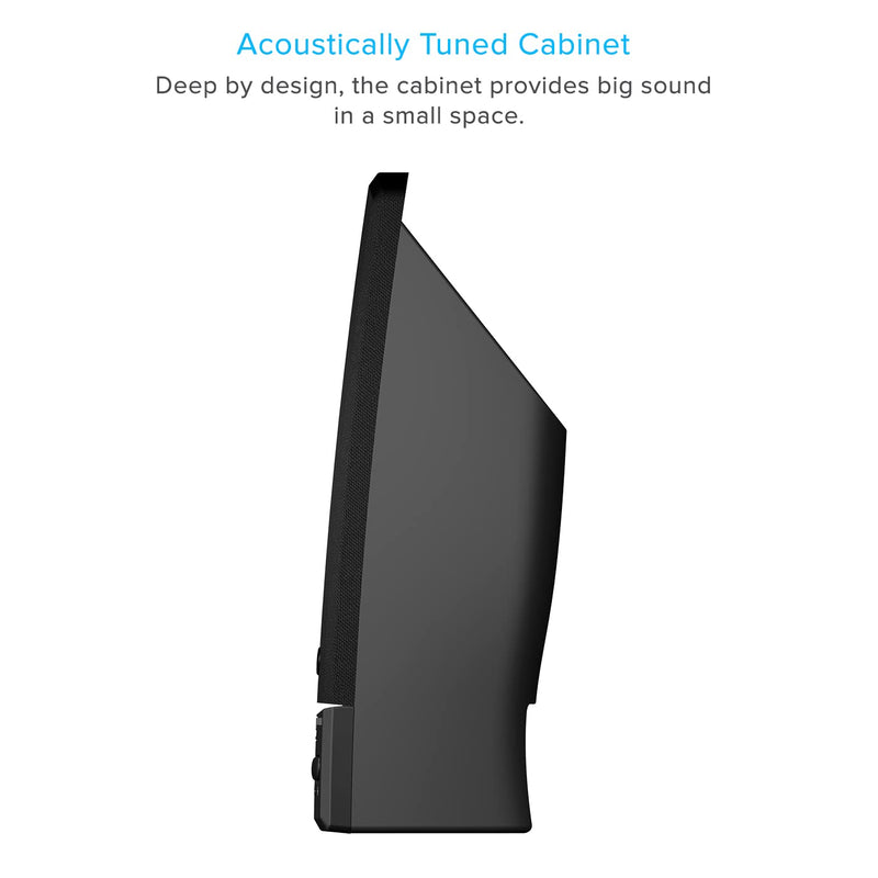 Cyber Acoustics USB 2.0 Speaker (CA-2014USB)  - USB Powered 2.0 Desktop Computer Speakers, USB-C or USB-A Compatible