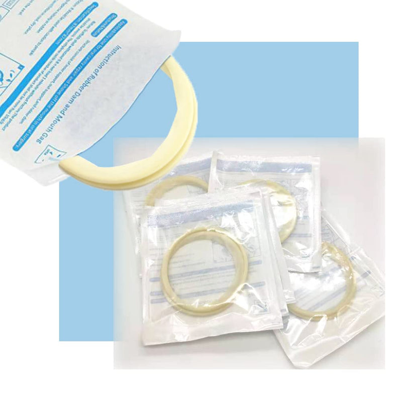 Dental Dam Cheek Retractor, Disposable Mouth Opener Lip Guard for Dental Repair & Whitening, Orthodontics, Pack of 5 (White)