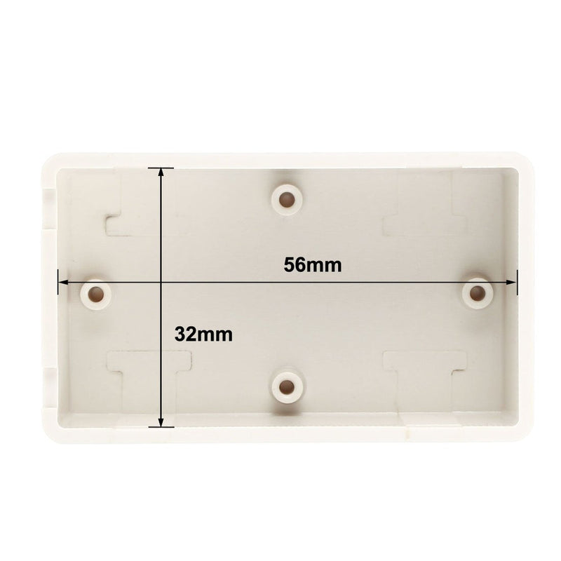 sourcing map 61 x 36 x 25 mm Junction Box Plastic Electronics Housing DIY Junction Box Project Box Housing Small Gray White