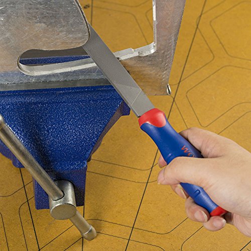 WORKPRO 10 in. Flat File and Stens Blade Balancer - Sharpen Tools, Deburr, and Balance Blades