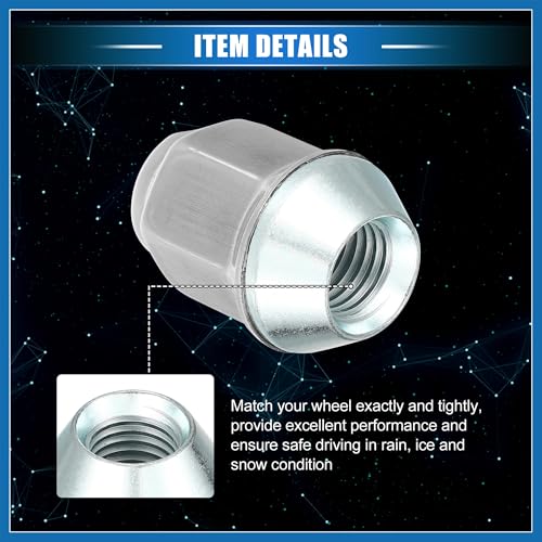 Wheel Lug Nuts for Ford Focus for Dodge Grand Caravan M12 x 1.5