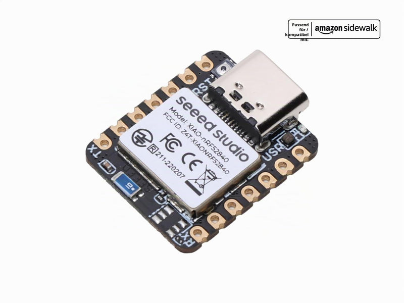 Seeed Studio XIAO BLE Nordic nRF52840 for Arduino/MicroPython/CircuitPython, Bluetooth 5.0 NFC and ZigBee with Onboard Antenna Machine Learning