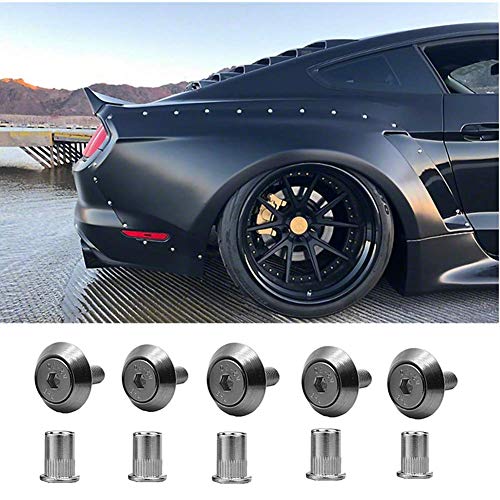 Stainless Steel 25 Pcs Fender Bumper Washer Bolt M5x20mm CNC Finishing Washer Engine Bay Dress Up Fastener Kit Flares Widebody kit Installation Hardware