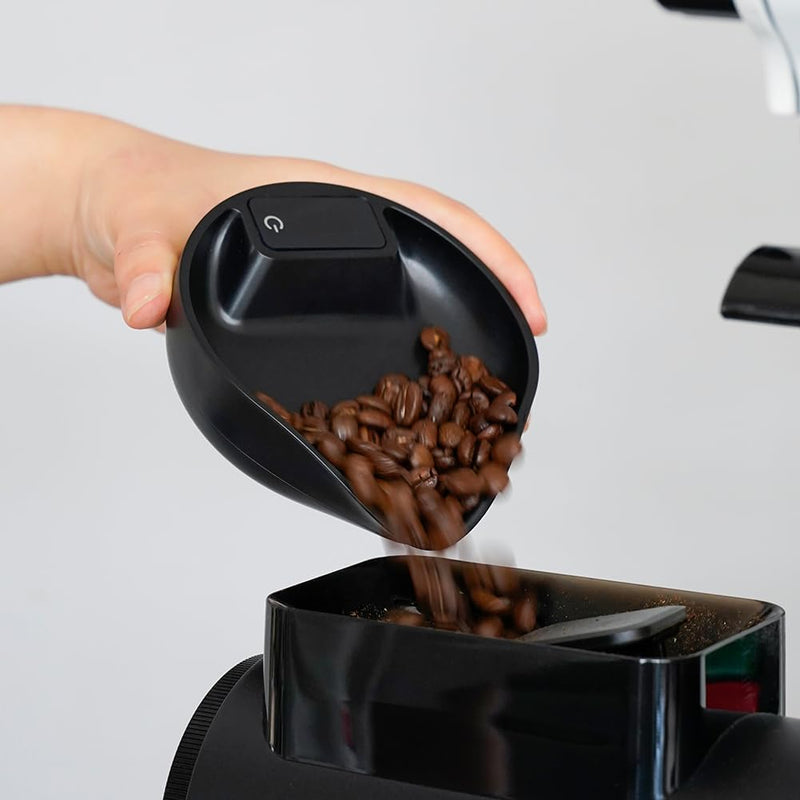 watchget Coffee Bean Dosing Cup, Electronic Scale and Coffee Bean Dosing Tray, Espresso Scale for Beans Weighting and Dose, 0.3-1000g 0.1g Precision Digital Scales