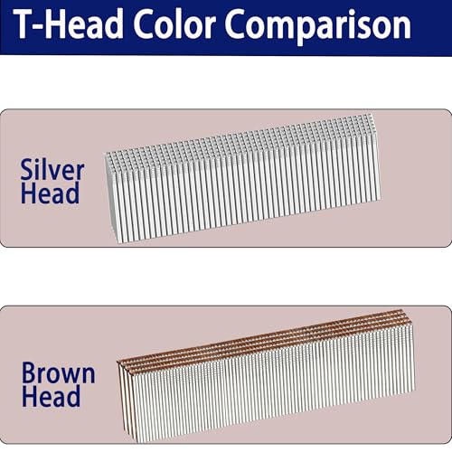 HW HAMWOO 18 Gauge Brad Nails,Galvanized,1"+1-1/4"+1-1/2"+1-3/4"+2":5000pcs Assembly--5000pcs