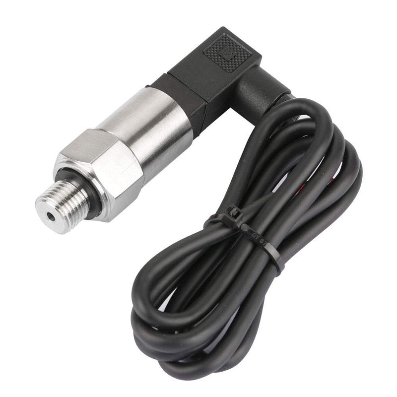 Stainless steel pressure transducer, 0-1.6 MPA pressure sensor silicon pressure transmitter sensor water flow sensor 4-20mA output G1/4" for water gas oil (0-1.6 MPA) 0-1.6 MPA