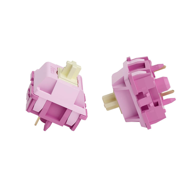 Akko V3 Creamy Purple Pro Keyboard Switch for Mechanical Gaming Keyboard, 5-Pin 30gf tactile Switches (45pcs) Creamy Purple V3 Pro