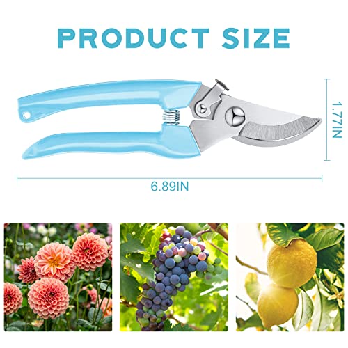Lothee 12 Pcs Flower Stem Cutter Gardening Scissors Floral Clippers