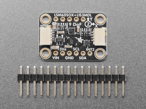 Adafruit LSM6DSOX + LIS3MDL, Precision IMU, 9 DoF, STEMMA QT/Qwiic, 4517