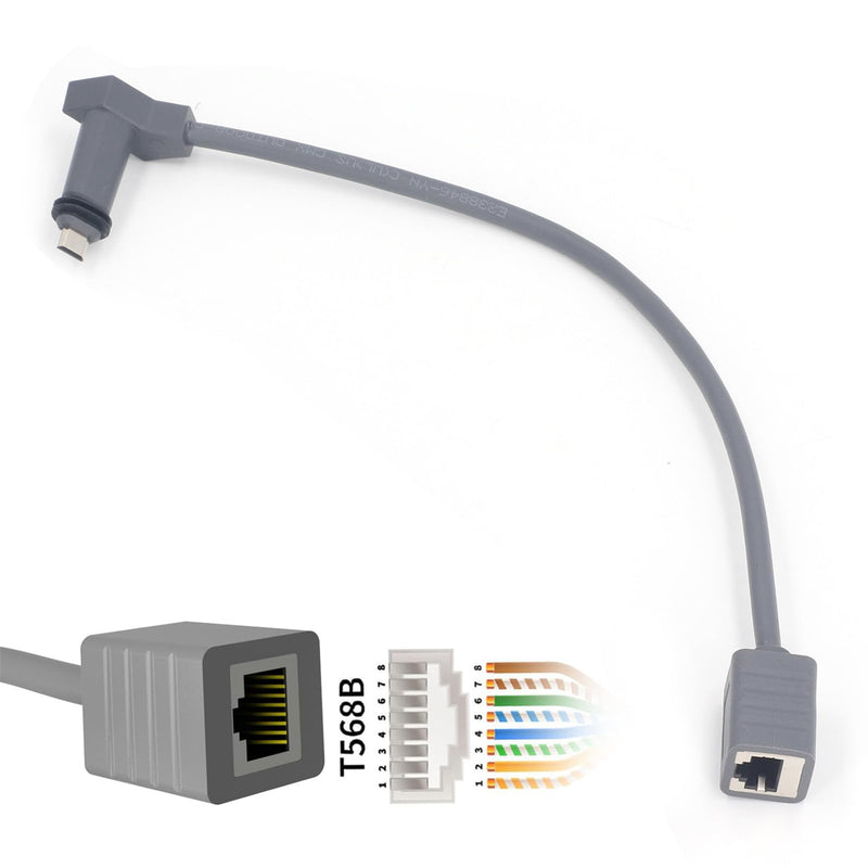 RJ45 to SPX Cable Adapter, Router Ethernet Connector, Female RJ45 Adapter Cable for Gen 2 Dish