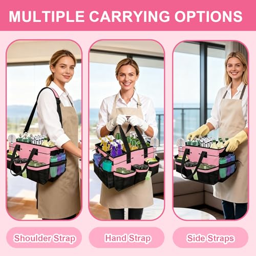 Wearable Cleaning Caddy Bag, Cleaning Supplies Tote for Housekeeping