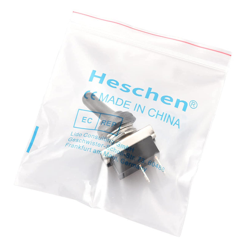 Heschen toggle switch KN3D-101 on/off switch 25A 12V 2-pin latching with waterproof (1) 1