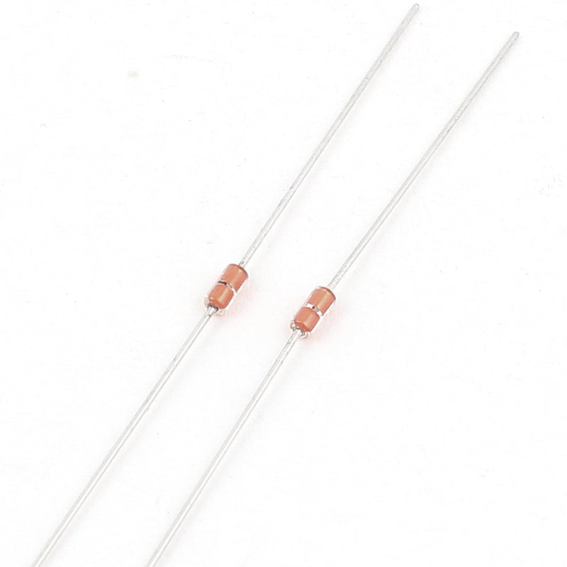 sourcing map 5pcs MF58 10K Ohm 3950K 1% for Glass Encapsulated Resistor NTC Thermistors DIY