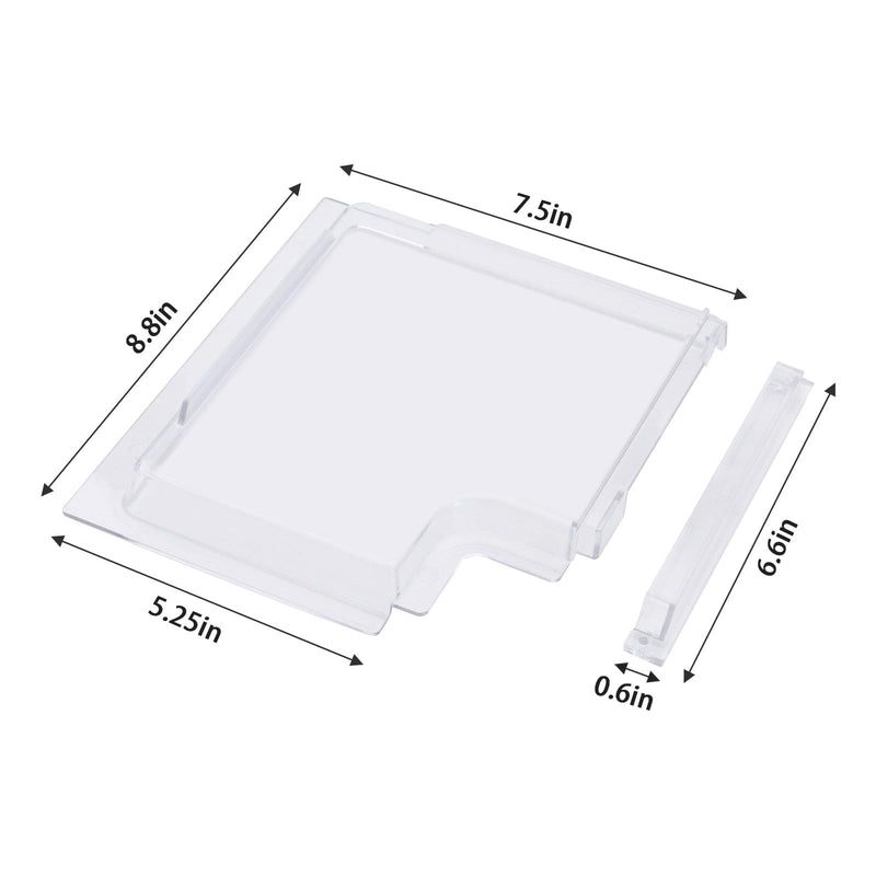 4701-00 RV Screen Door Slide Camper Screen Door Slider Panel Compatible for Slide Trailer, RV, Camping Trailer Clear Plexiglass RV Screen Door Slide