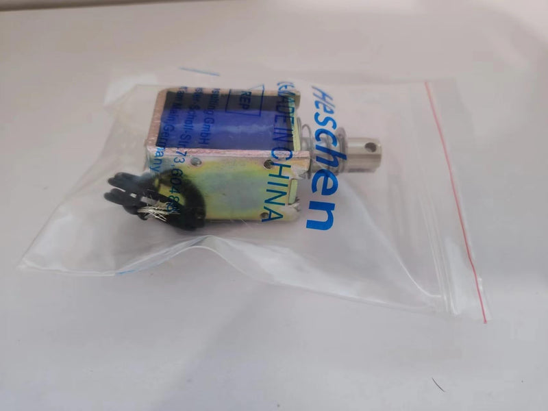 Hechen electromagnet, HS-1039, DC24V, 25N, 10mm stroke, push pull type, open frame door lock