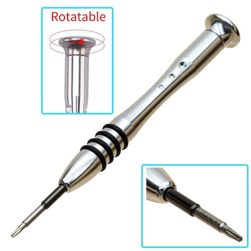 4 Pack Rubber Feet and Replacement Bottom Case Screws Screwdriver Kit Set Compatible with Mac Book Pro 13" 15" 17" A1278 A1286 A1297 (Not for Retina Display)