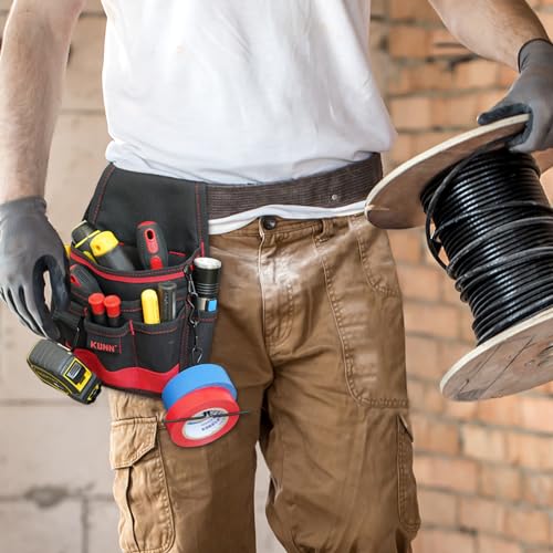 KUNN Electrician Tool Pouch & Mini Tool Pouch with Belt Clip