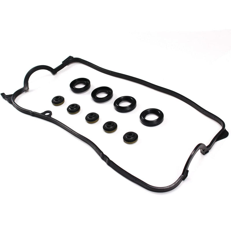 VS50606R Valve Cover Gasket Set Kit Fit 2001-2005 for Honda Civic EX HX GX DX LX 1.7L SOHC D17A1 D17A2 D17A6 D17A7