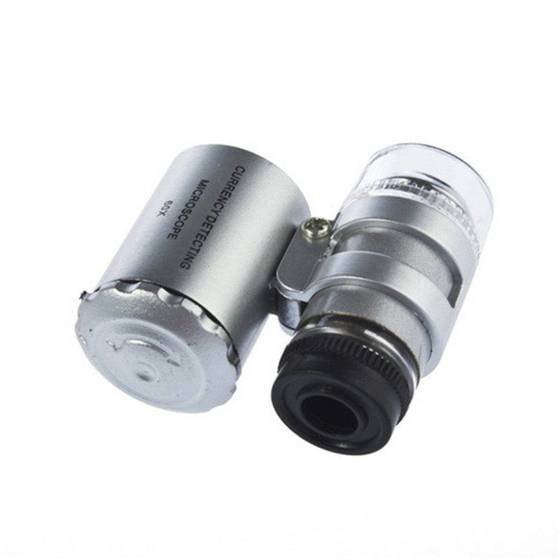 TRIXES mini microscope for jewelers with illumination and 60x magnification