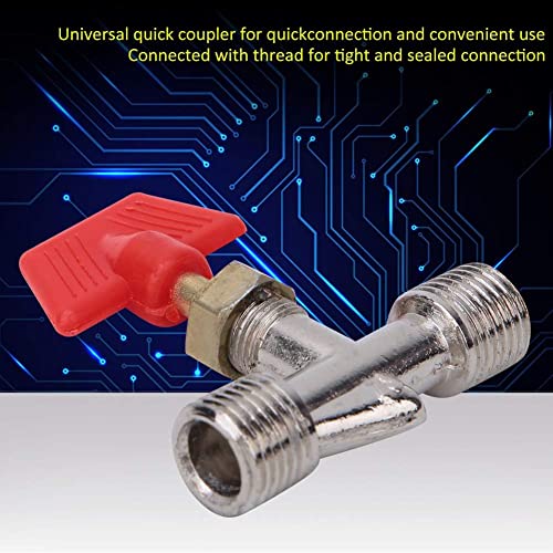 Air Compressor Accessory-5 Pcs Needle Valve 1/4in Float Ball Valve Structure Spare Parts for Air Compressor