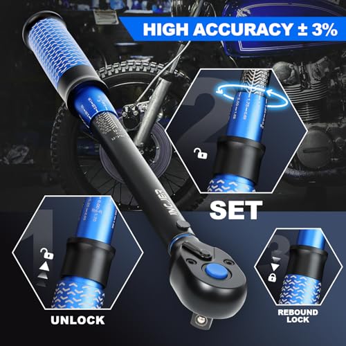 3/8 Torque Wrench, 5-50Ft.Lb, UPGRADE torque wrench car 3/8inch 5-50Ft.Lb