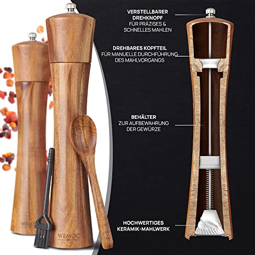 Wooden Spice Mills (25.5), Kitchen Accessories