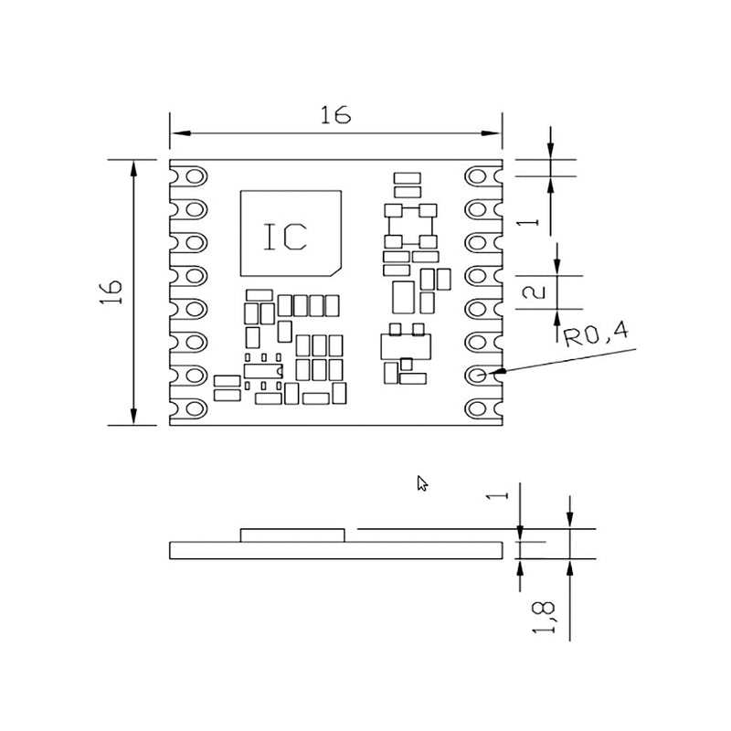 HopeRF Original sx1276 Based RF Module, LoRa1276 RFM95W 915Mhz Lora Ultra Long Range Transceiver (RFM95W (915MHz) * 2 PCS) RFM95W (915MHz) * 2 PCS