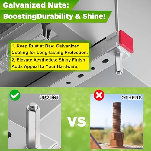 Hex Coupling Nuts, Rod Coupling Nuts 5/16"-18 UNC, 1-3/4" Length (50 PCS), Ideal for Threaded Rods & Studs, 1.75-Inch Length with Zinc Plating (50) 50 5/16"-18 UNC x 1.75-inch