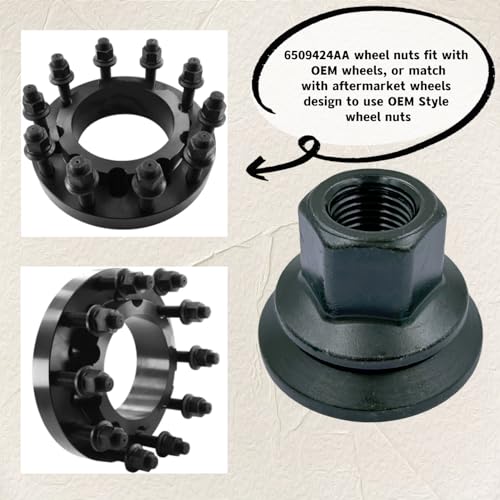 611-936 Wheel Lug Nut Fit for Dodge Ram 3500/4000/4500/5500 2012-2022 10