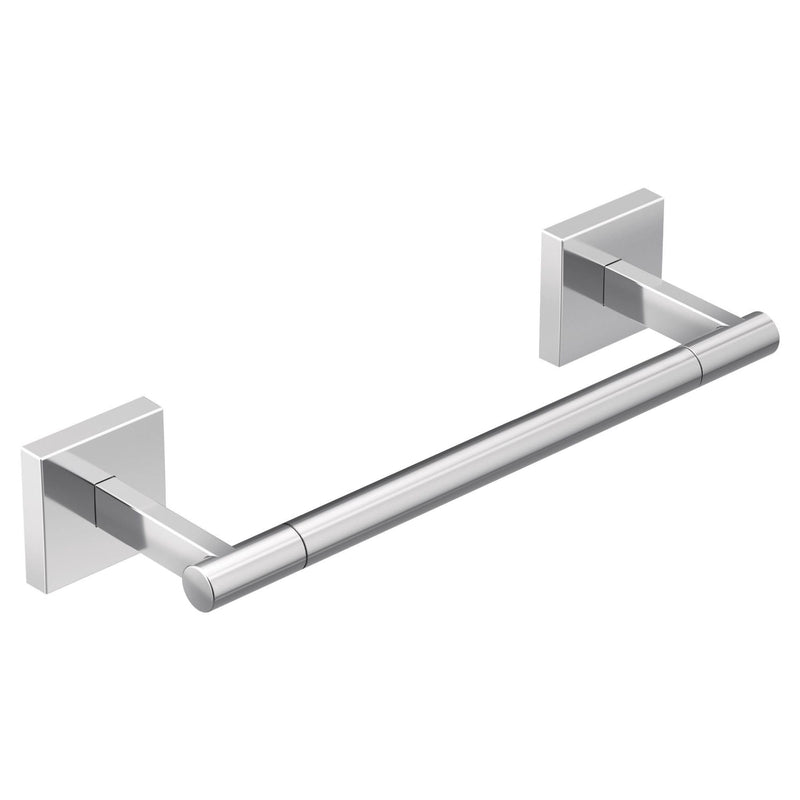 Moen Triva Chrome 9" Bathroom Hand -Towel Bar, BP1886CH (Pack of 2) 11 inches x 3.125 inches x 2 inches (Pack of 2)